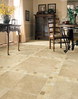 Ceramic tile flooring in Linton, IN